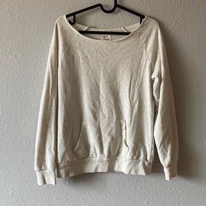 Andrea Jovine White Crewneck Hoodie size small